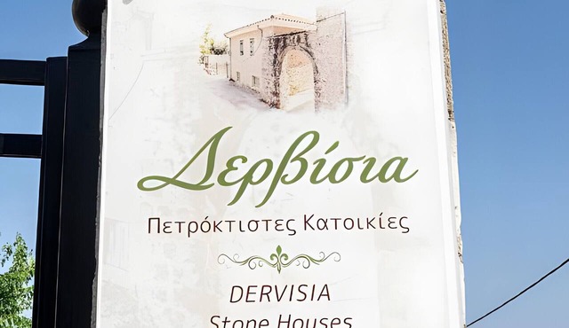 Apartment 'Dervisia Stone Houses 1' with Lake View, Wi-Fi and Air Conditioning