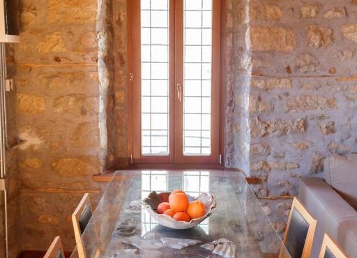 Cottage House in Traditional Greek Village