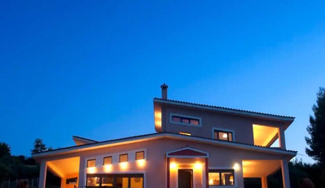 Modern Beachfront Villa ideal for families in Kotsikia Beachn N.Euboea (Evia)!