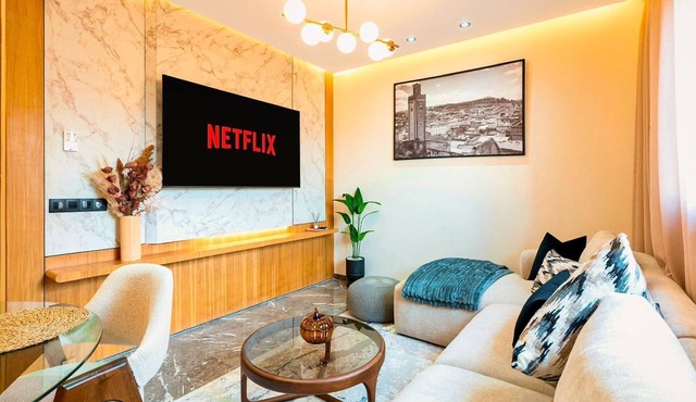 Quiet & Secure Apt - Fast WiFi - Central Area in Marrakesh