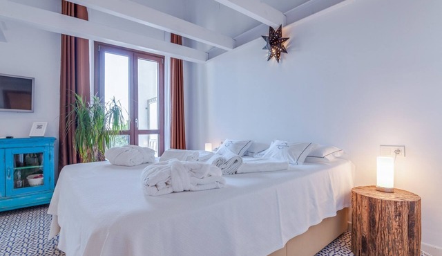 Studio gound floor with garden and Sea Views in Tarifa