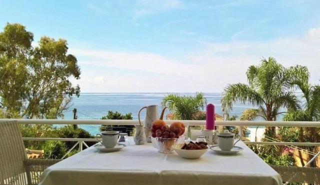 Superior Apartment with Sea Views & Sunset Veranda at Stavento Apartments