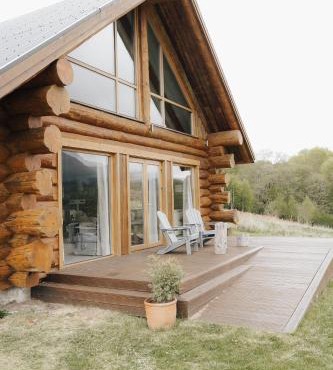 Wild Nurture Eco Luxury Offgrid Log Cabin