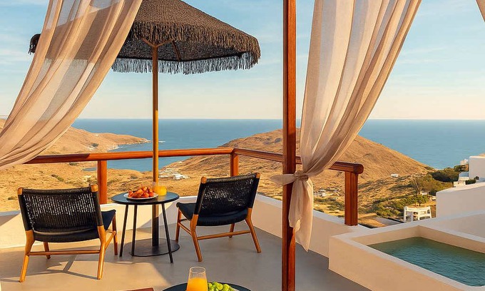 Akrotiri House | 50 m² Loft ∙ 1 bedroom ∙ 2 guests