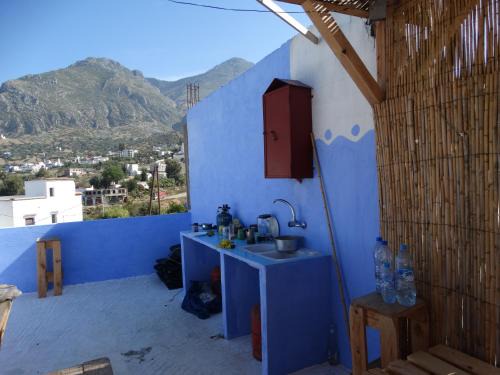 Chefchaouen Other | AliBaba Apartment Hostel Bamboo Rooftop Room