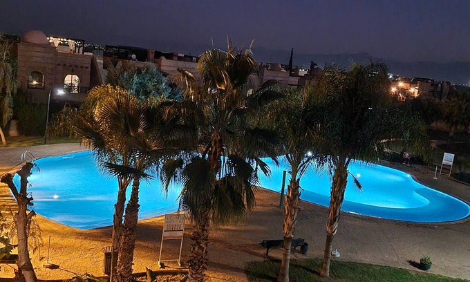 Annakhil Apartment | Chic 2-bedroom apartment with AC, WiFi in fabulous Marrakech