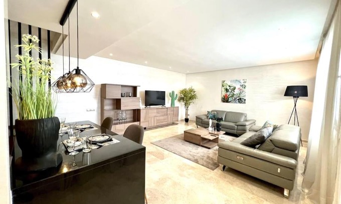 Casablanca Apartment | EMERAUDE PALACE 23 BIG DUPLEX 2 beds in the Heart