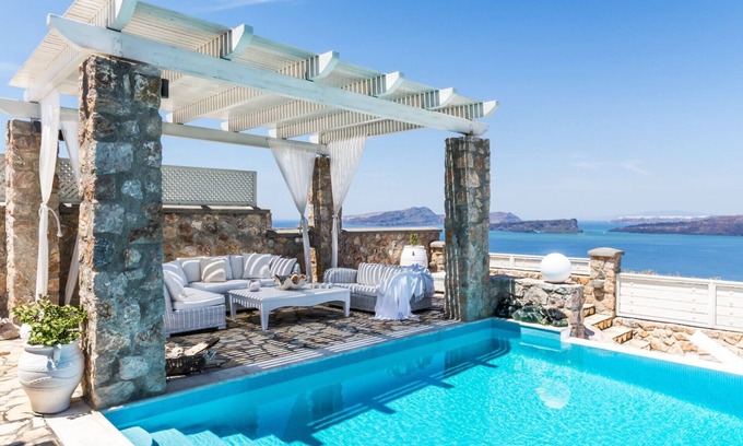 Akrotiri Villa | Luxury 5 Bedroom Villa in Santorini Greece - Complimentary Concierge