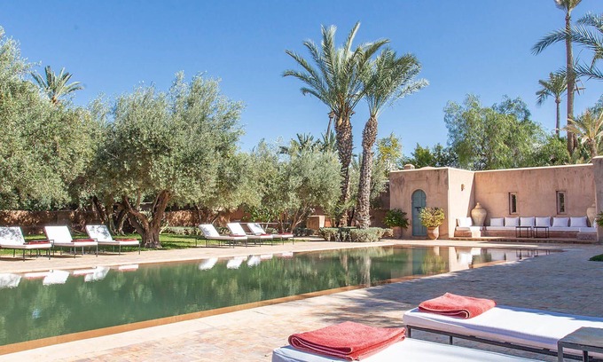 Annakhil Villa | My Rental Homes - villa Exotic with private pool air conditioning tennis court
