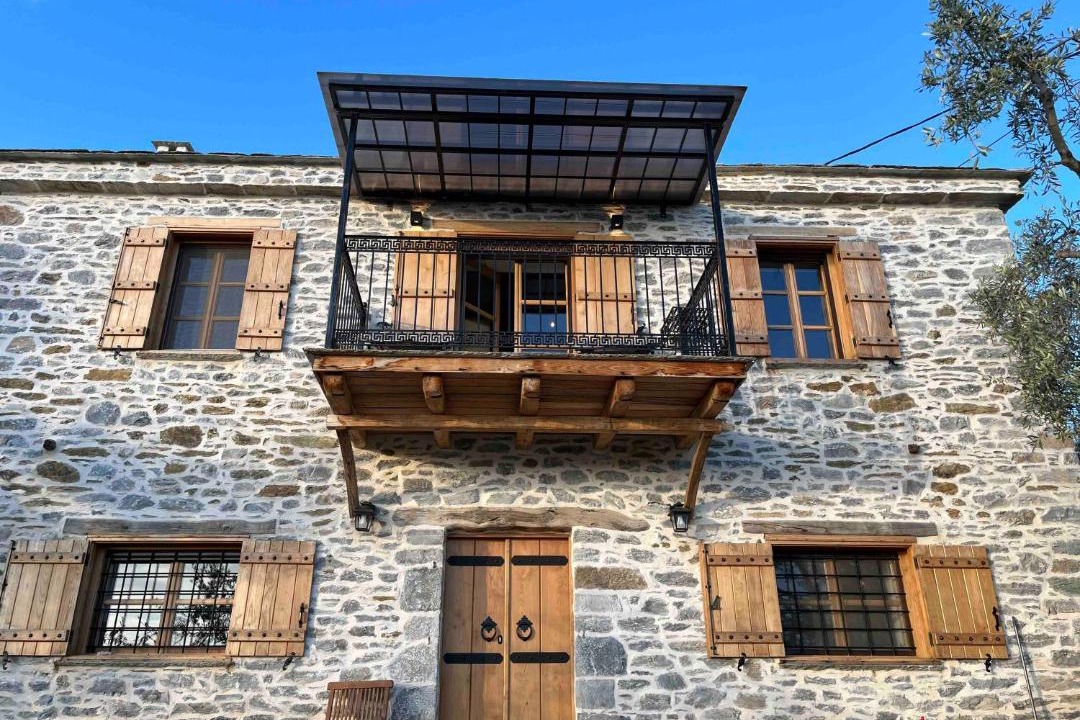 Kala Nera House | Steinhaus - Olivenhain, Hanglage und atemberaubender Panoramablick