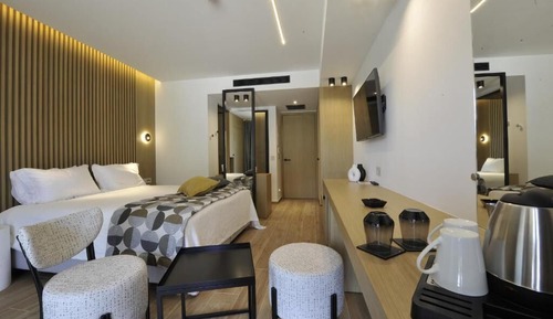 Deluxe Double or Twin Room, Balcony, Garden View