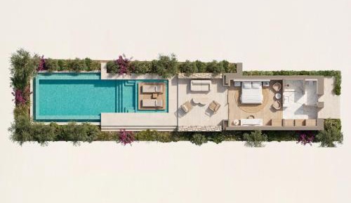 Paraga Room Private Pool, Sea View