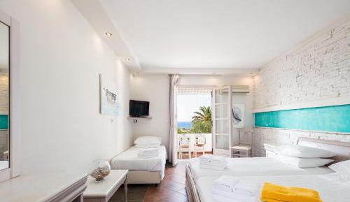 Aegean Triple Room with Terrace & Sea View