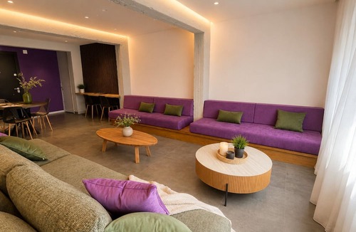 Koukaki Villa | Gold & Concrete Acropolis Residence