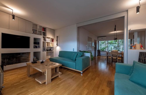 Athens City Centre Apartment | Hidesign Athens Tube Apt in Kolonaki, Design Furnishing, Garden Terrace