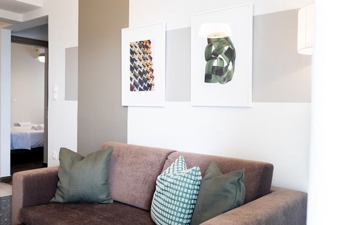 Voula Apartment | Beachfront 2-Bedroom Stay in Voula