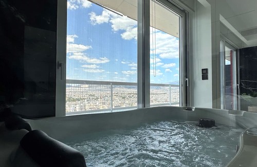 Athens Apartment | Artemis House2Heal Athens 15th floor/Private Jacuzzi & Sauna, Luxury Apartment