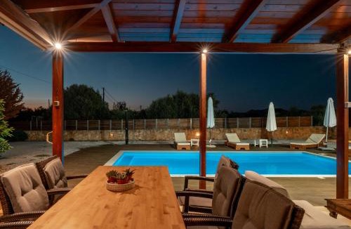 Kalathas Apartment | Drosoula Villa 3bdr private swimming pool