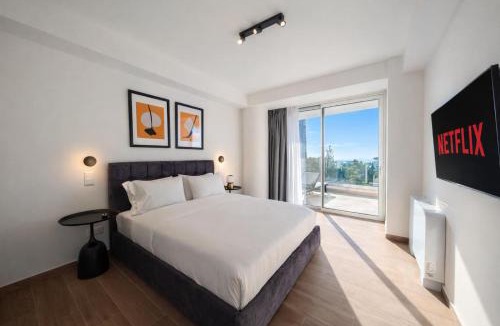 Elliniko Apartment | Costa Elliniko Pool & Beach Sea View DA1