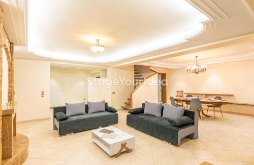 Thermi Apartment | Luxury appartment, only 7 minutes from Thessaloniki airport and 15 minutes from city center ,for 8-23 people also for gatherings and parties
