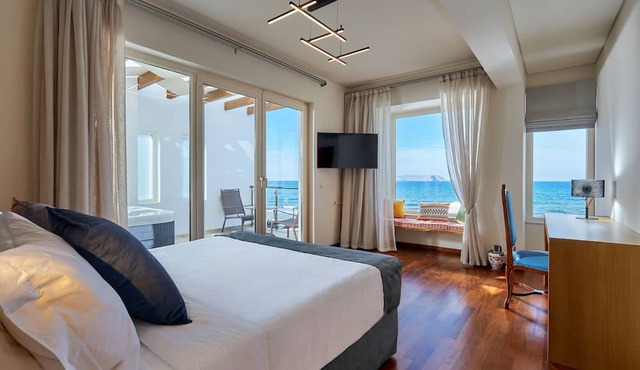 Rodo Seafront Villa with private pool