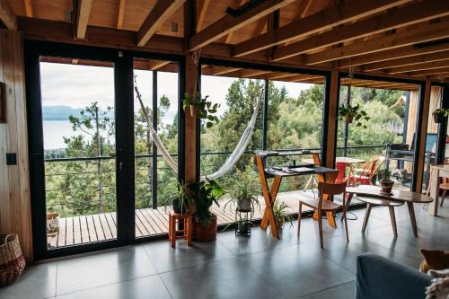 Mountain Cabin overlooking lake Nahuel Huapi